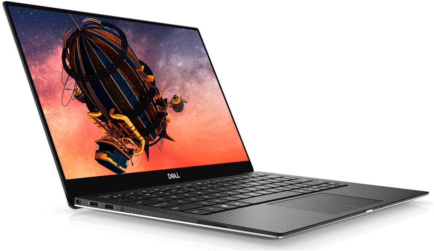 Dell XPS có thiết kế sang trọng đặc trưng khung nhôm và sợi carbon