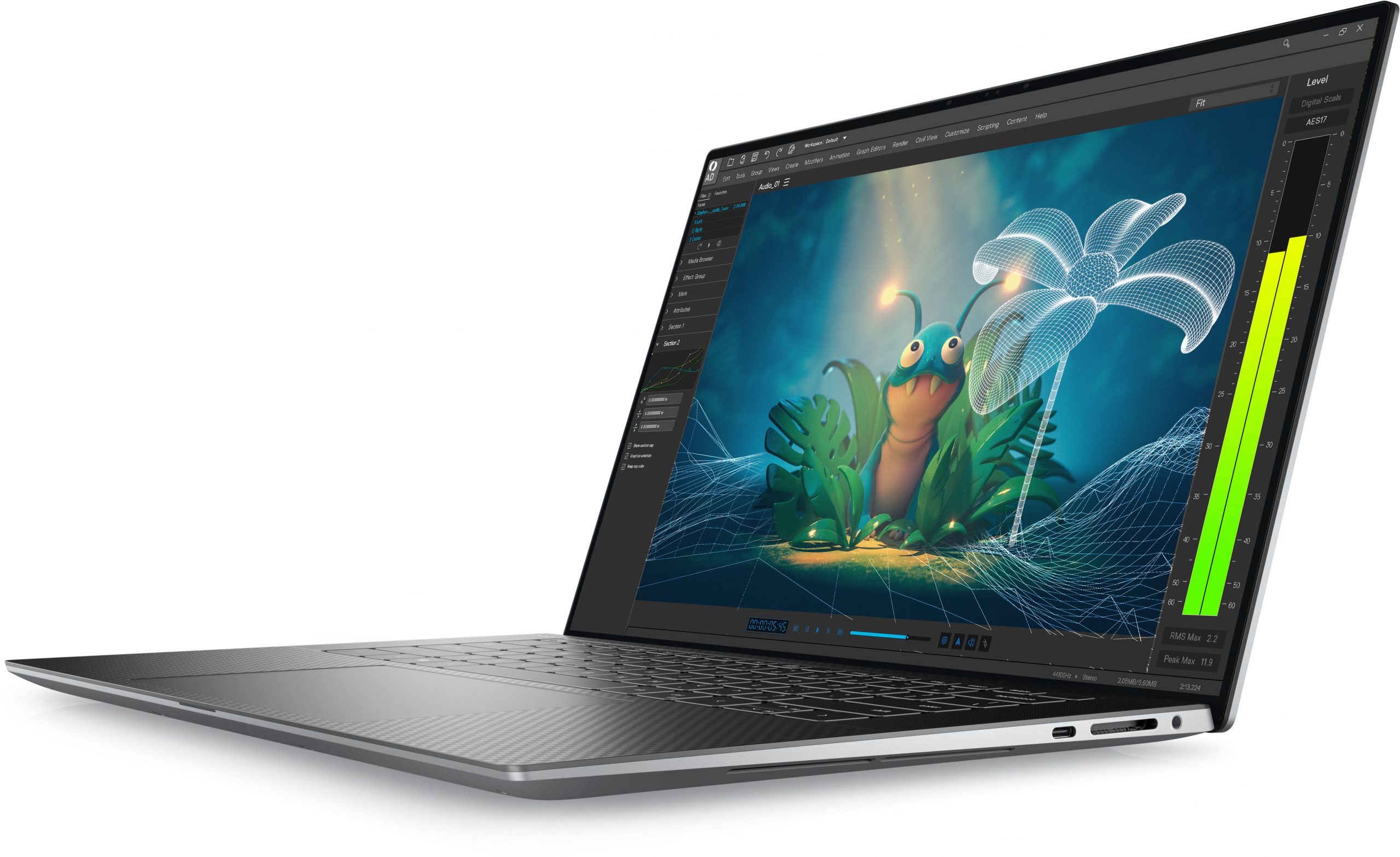 Dell Precision 5570 đa dạng cổng kết nối