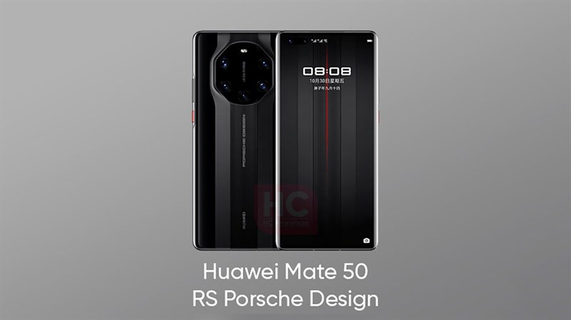 Huawei Mate 50 RS Porsche Edition lộ diện: Mặt lưng với cụm camera bát giác