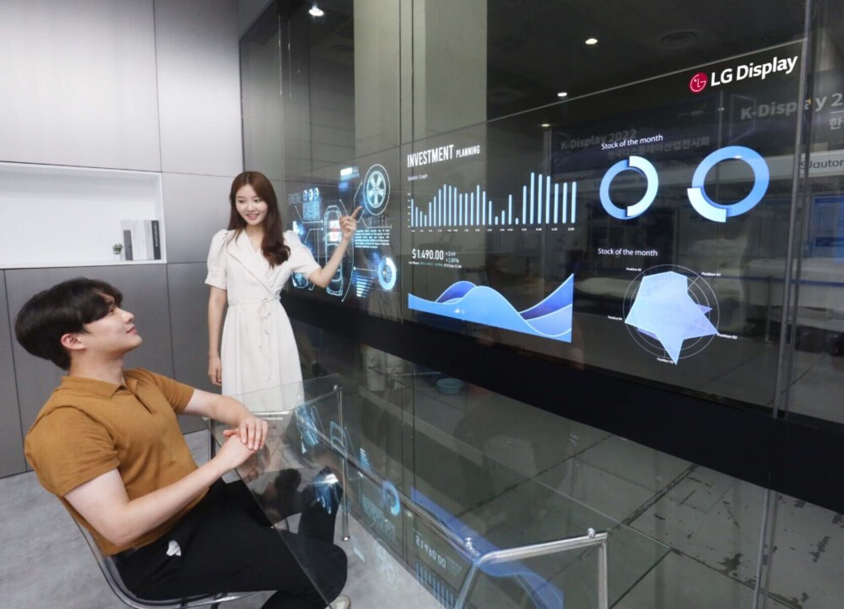 LG OLED-T trong suốt