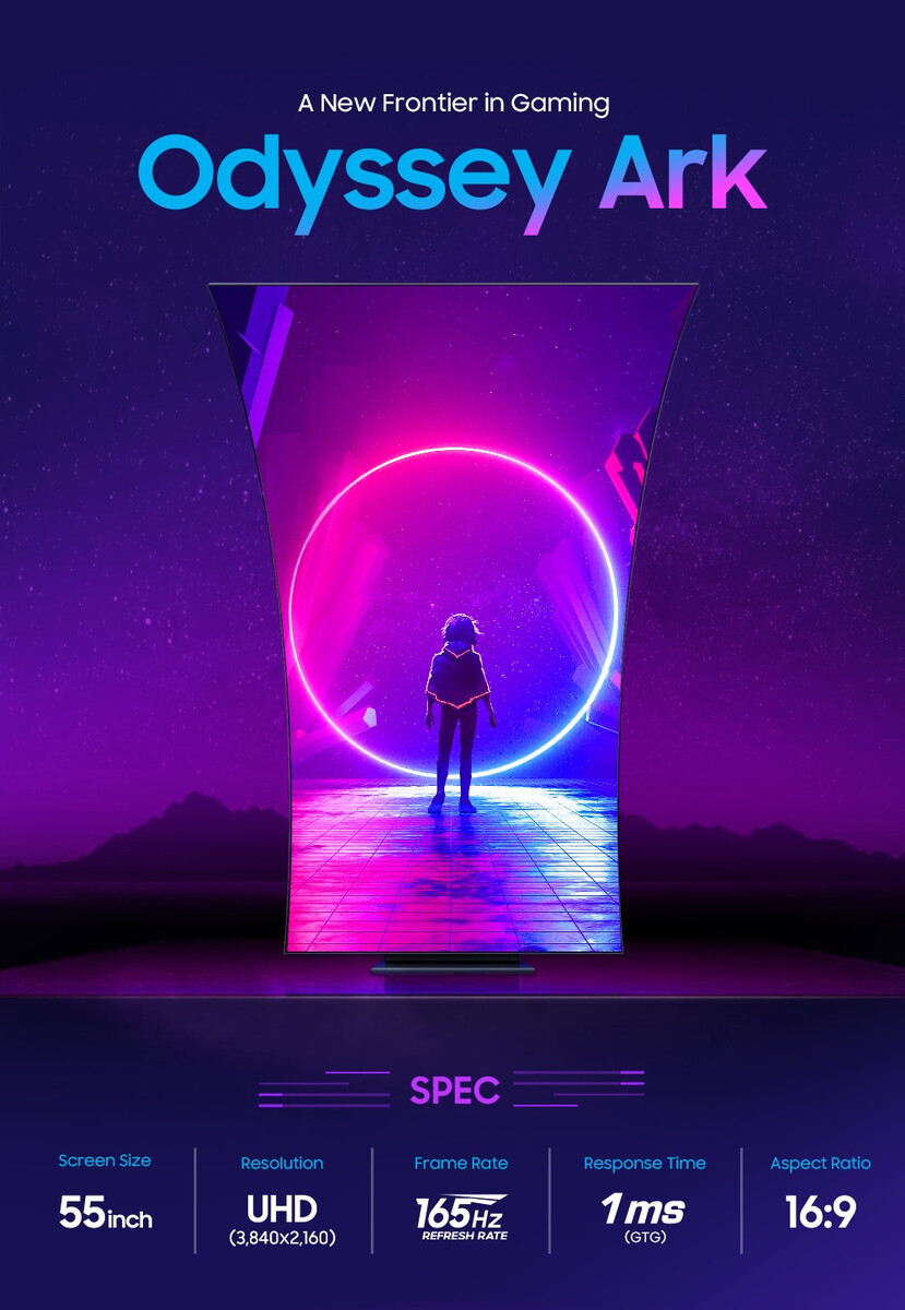 Samsung Odyssey Ark ra mắt: Đắt xắt ra miếng