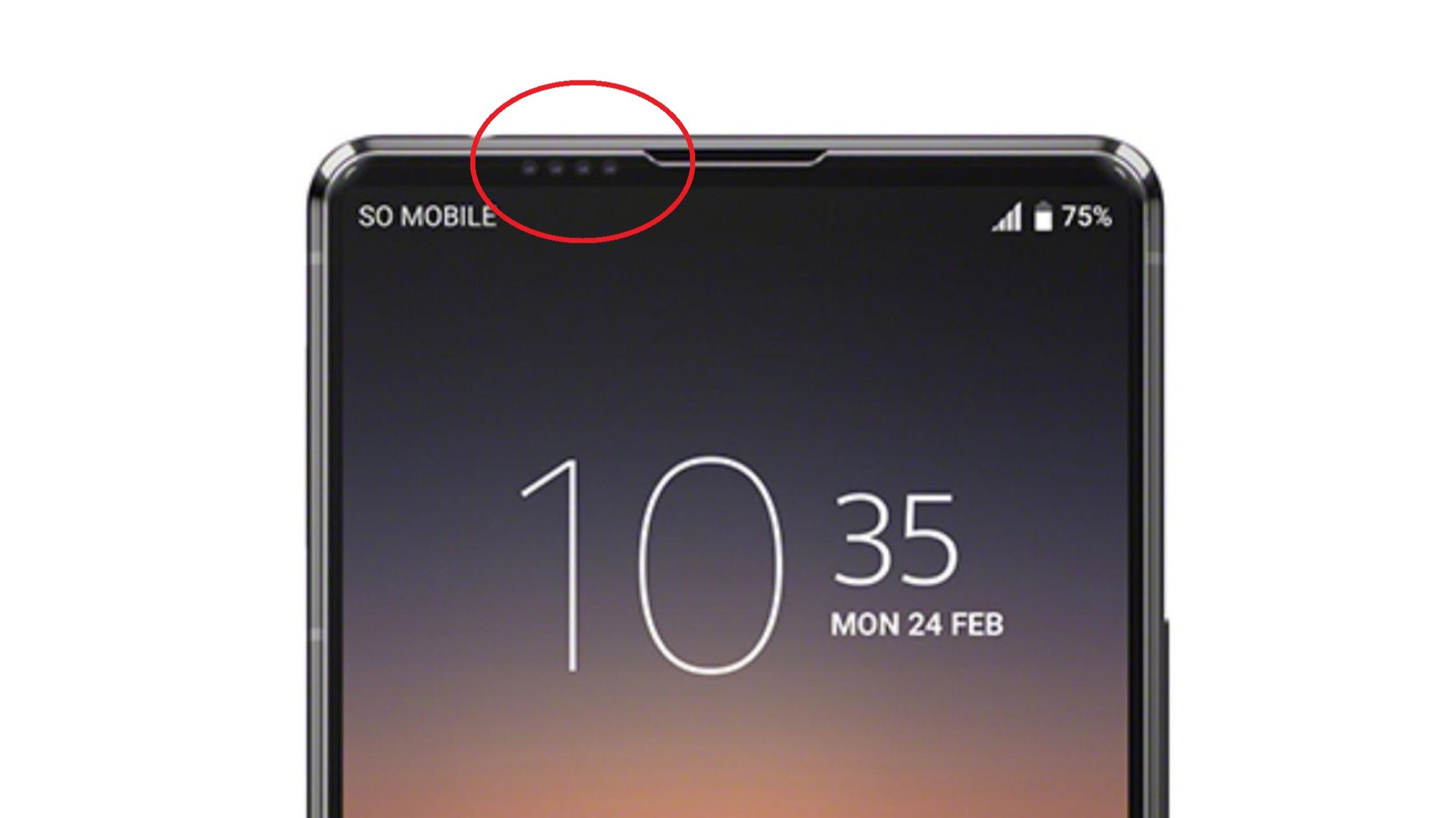 Tin đồn Sony Xperia 1 V: Sử dụng camera trước siêu nhỏ