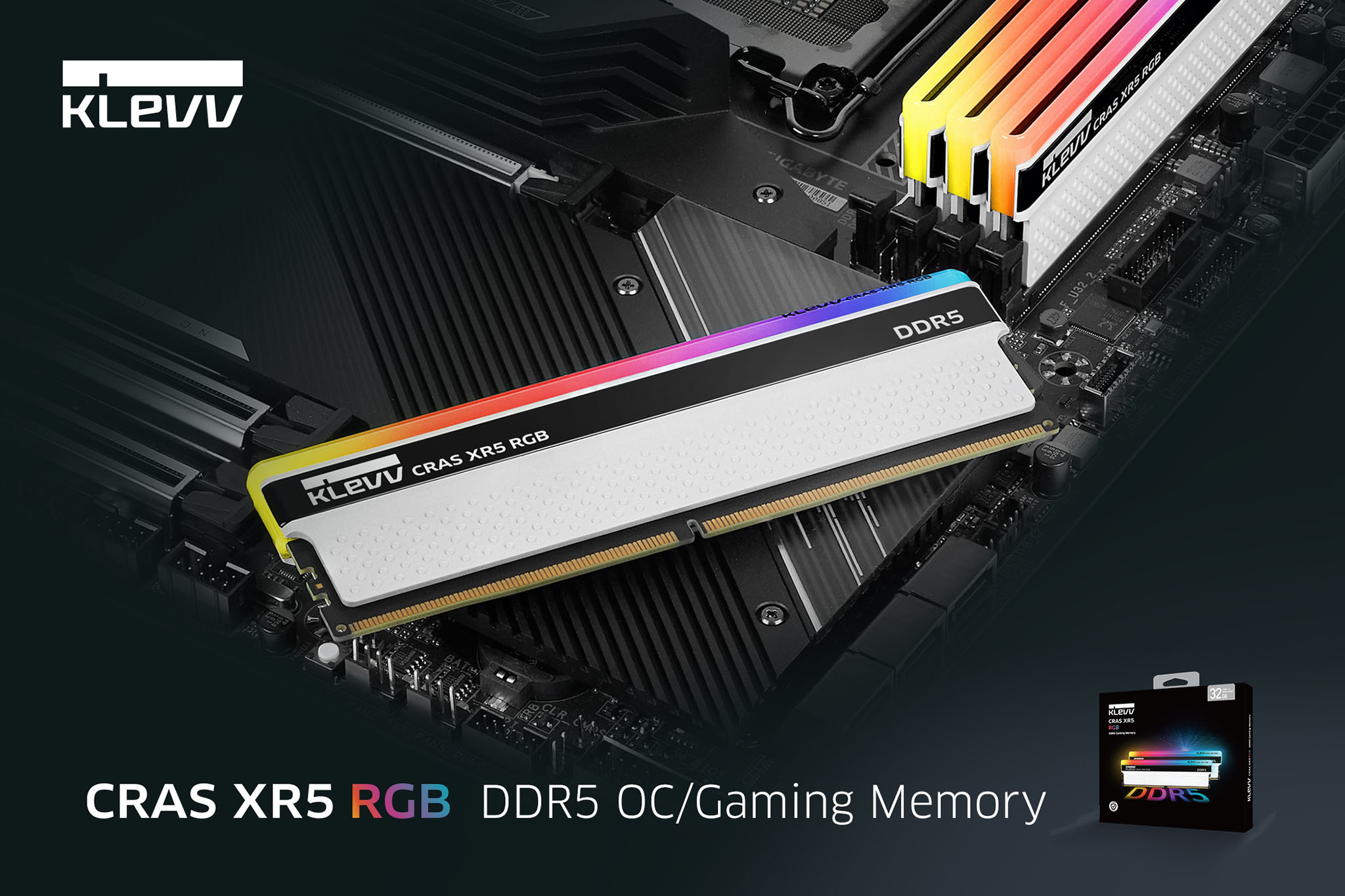 Klevv ra mắt Kit RAM CRAS XR5 RGB: Sử dụng DDR5, tốc độ lên đến 6200MHz