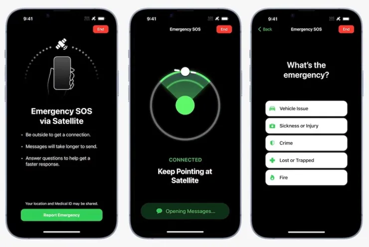 Cách sử dụng tính năng Emergency SOS via satellite