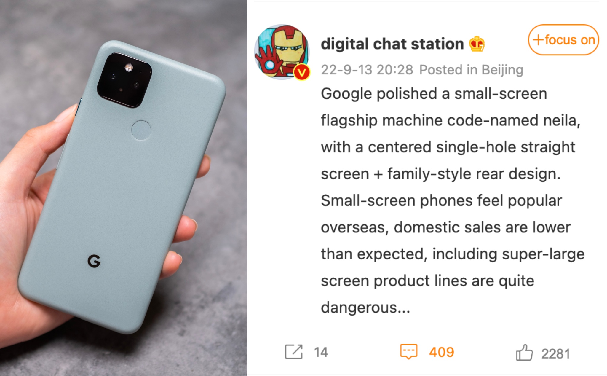 Google Pixel mini rò rỉ thông tin trên Weibo