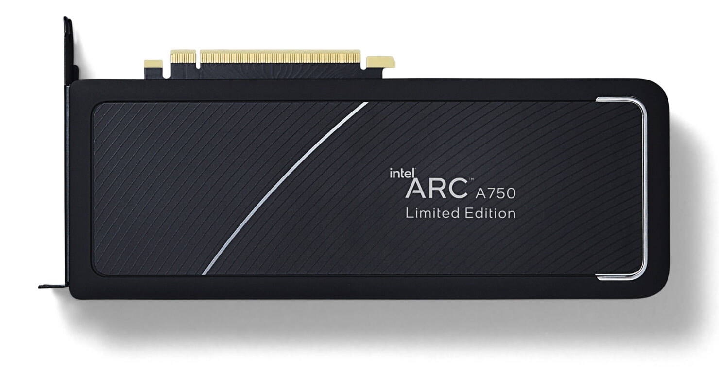 Mặt trước Intel ARC A750