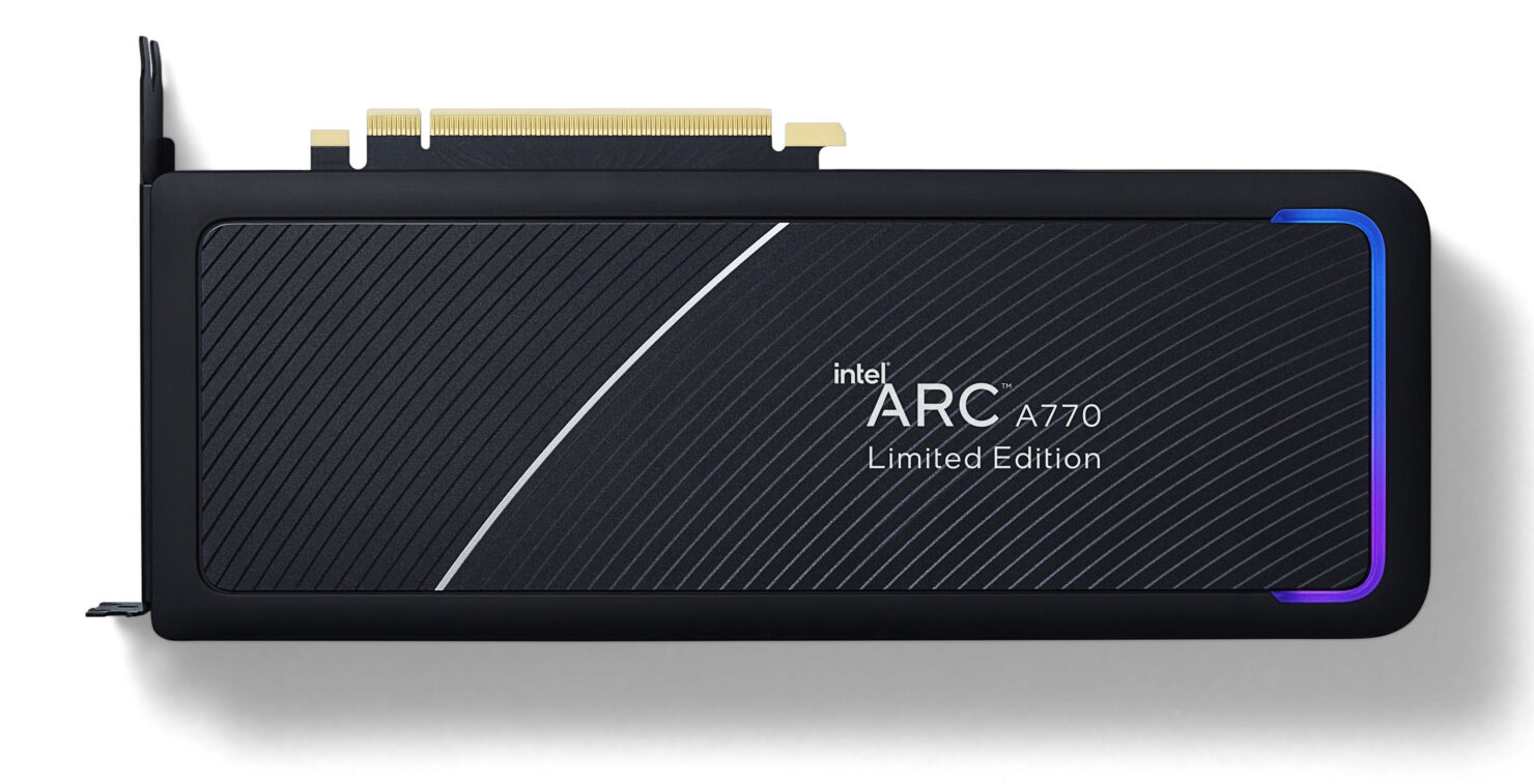 Mặt trước Intel ARC A770
