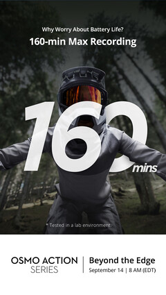 Thời lượng pin ấn tượng của DJI Osmo Action 3