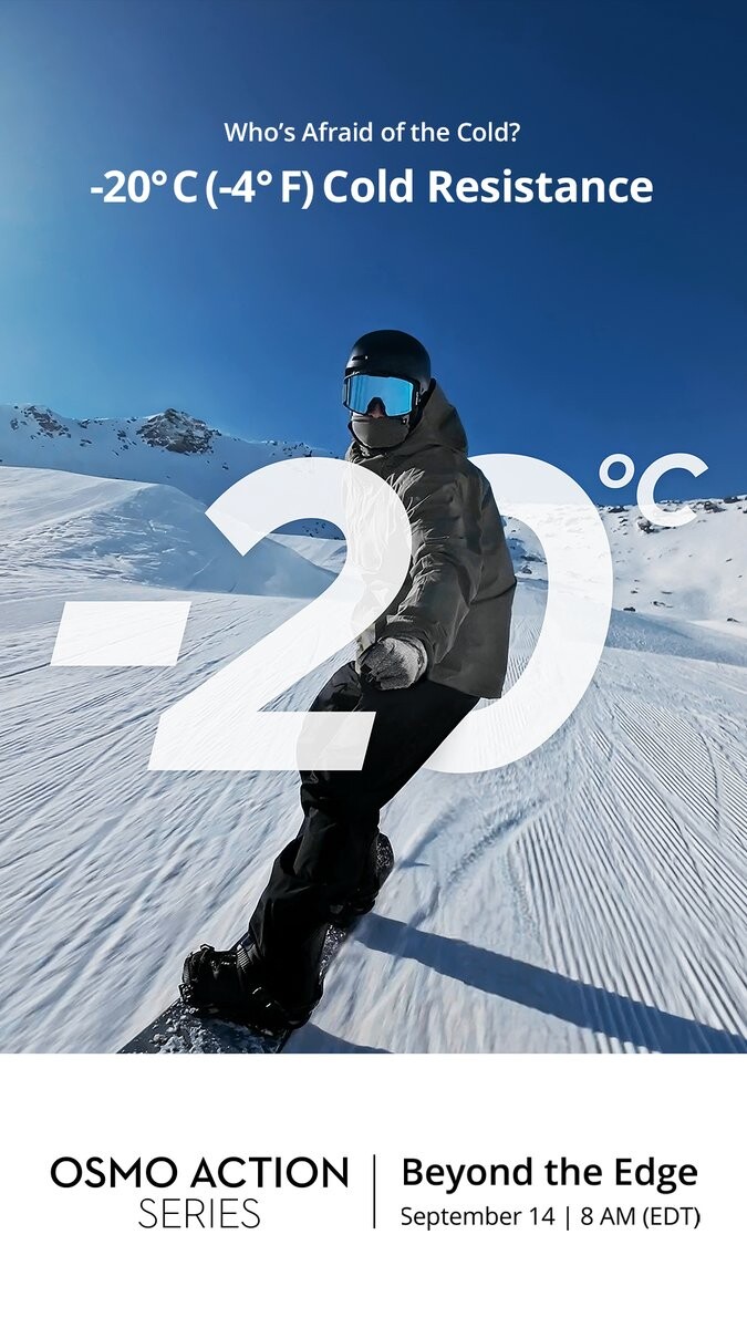 Khả năng chịu được thời tiết của DJI Osmo Action 3