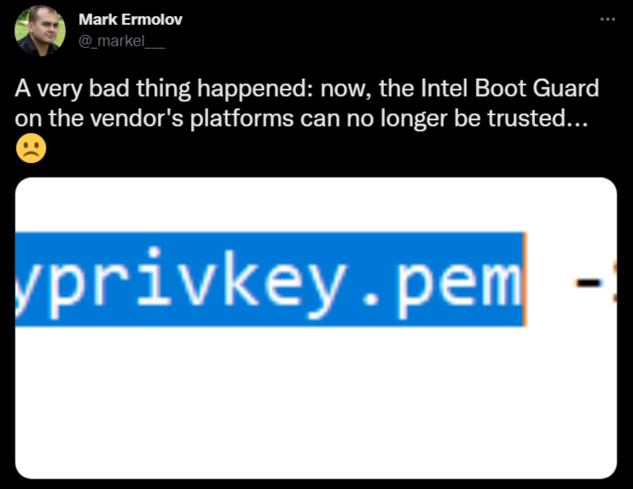 Cảnh báo bảo mật của Intel Boot Guard