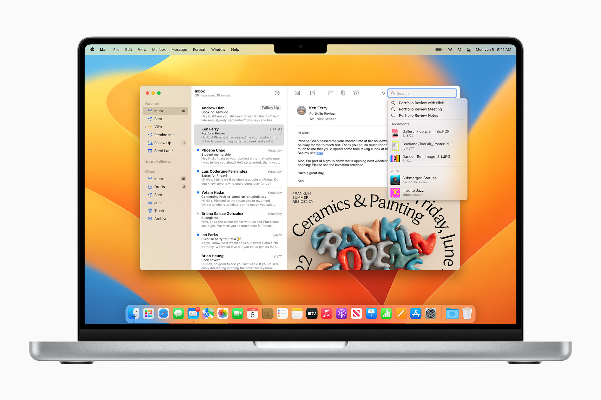 Mail trên MacOS 13 Ventura