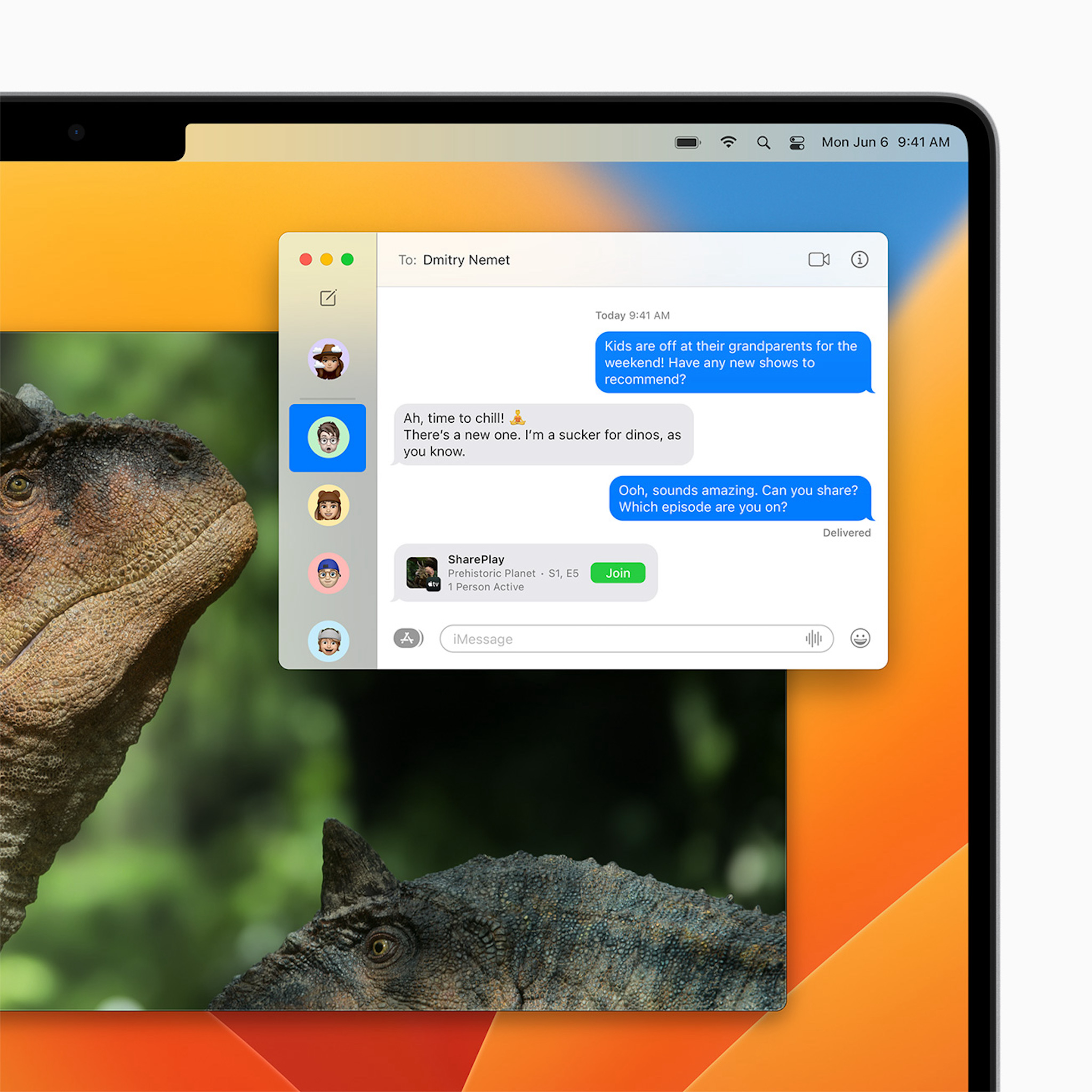Messages trên MacOS 13 Ventura