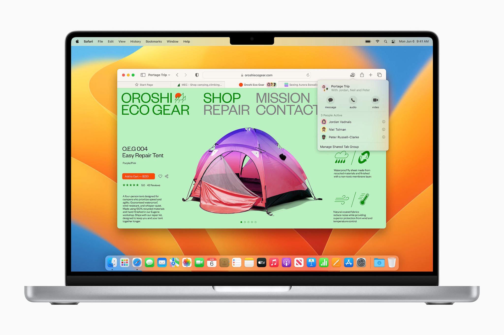 Safari trên MacOS 13 Ventura