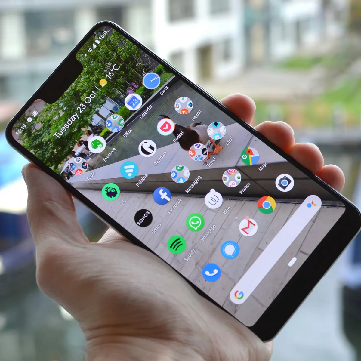 Tai trâu trên Google Pixel 3 Xl