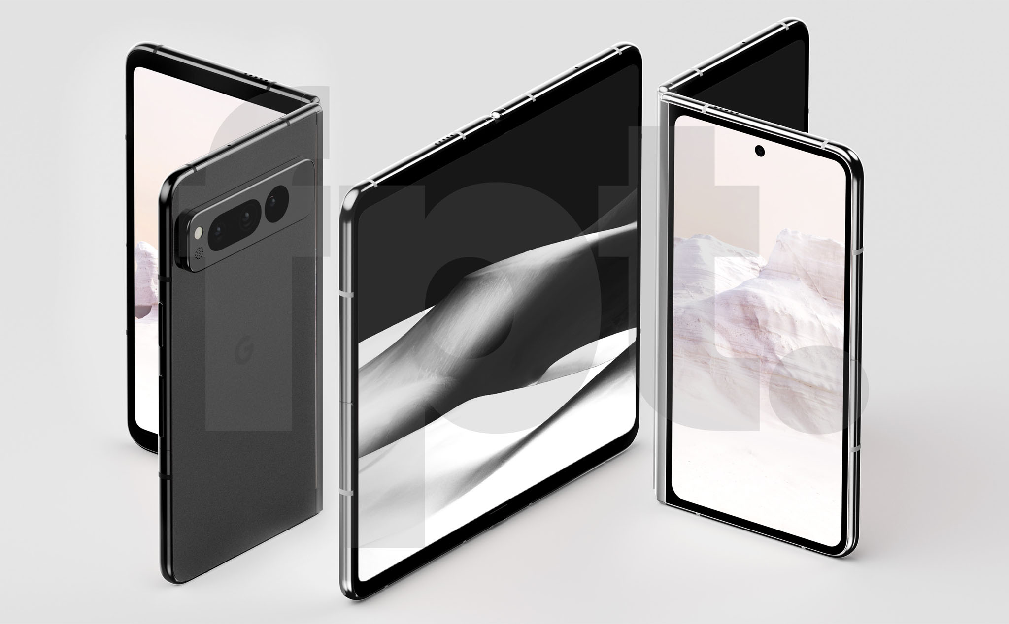 Google Pixel Fold màu đen (Obsidian)