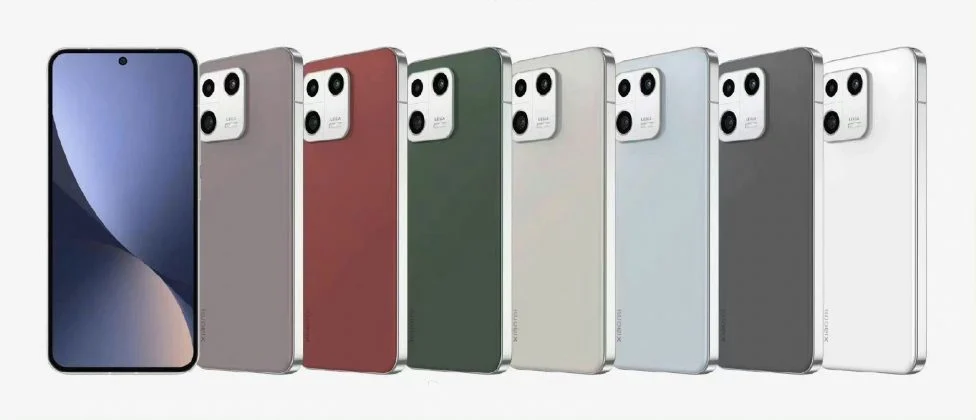 Hình ảnh Render của Xiaomi 13 Series