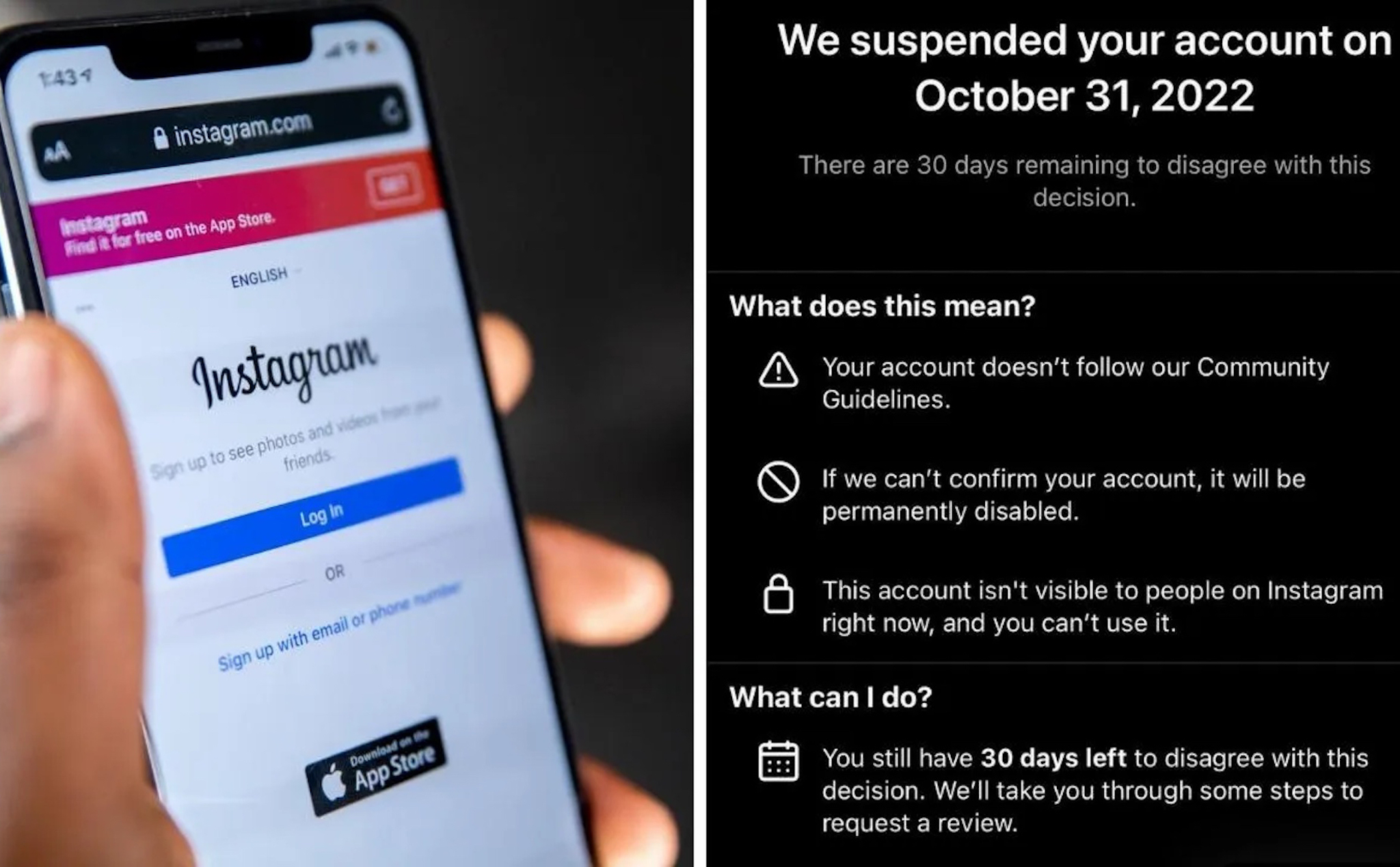 Instagram đã khắc phục xong lỗi khóa hàng loạt tài khoản của người dùng