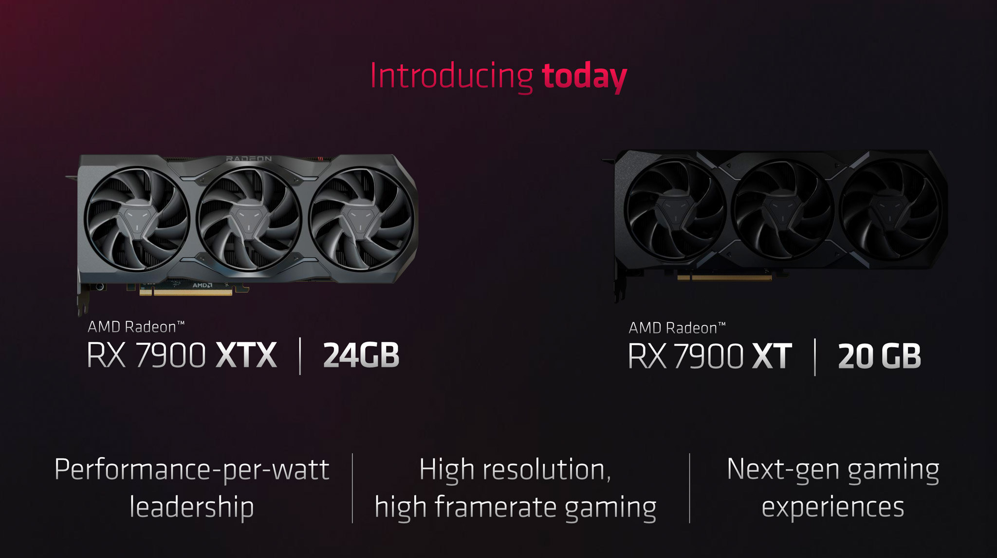 RX 7900 XTX và RX 7900XT
