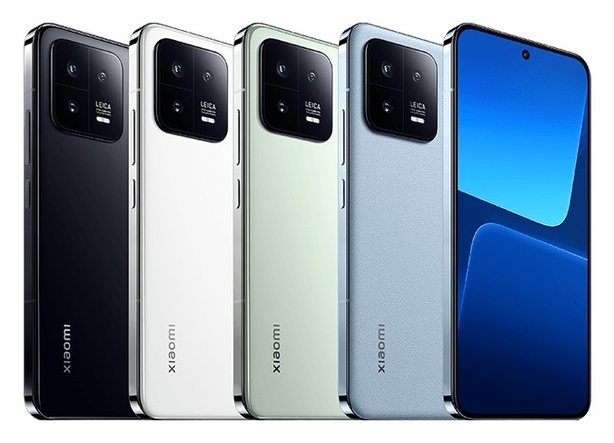 Các màu sắc thông thường trên Xiaomi 13