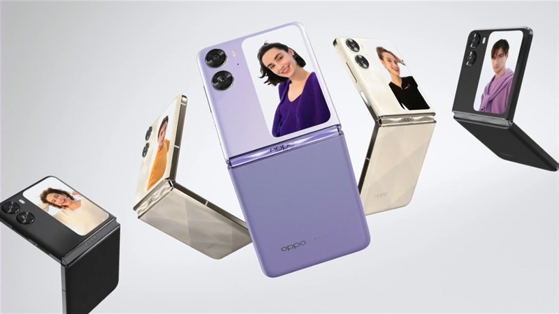Các tùy chọn màu sắc trên OPPO Find N2 Flip