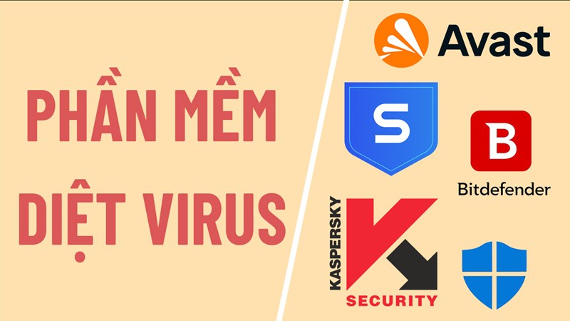 Một số phần mềm diệt virus người dùng có thể sử dụng