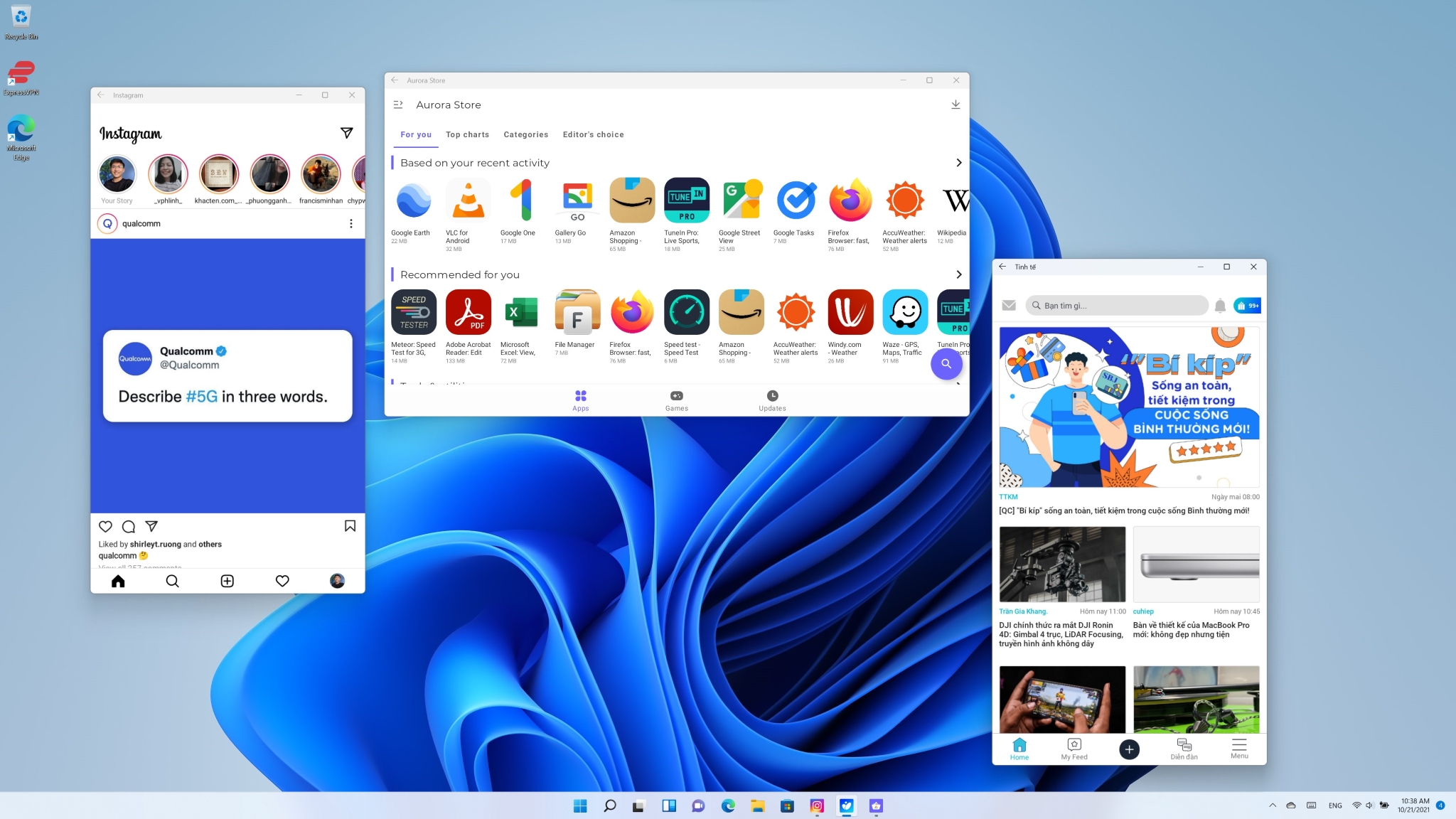 Windows 12 sẽ tích hợp Android tốt hơn Android 11 ở thời điểm hiện tại