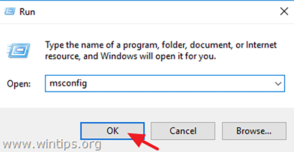 lệnh msconfig