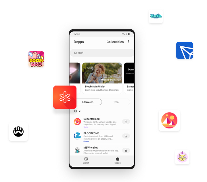 nền tảng Samsung Blockchain