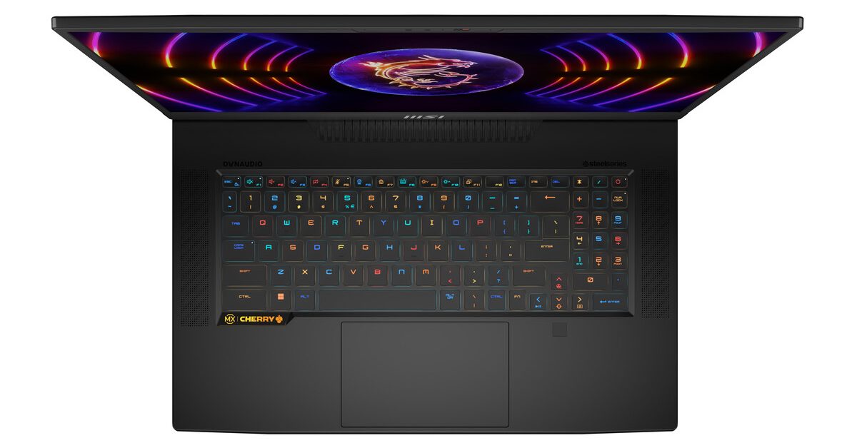 Bàn phím trên MSI Titan GT77 HX 13V