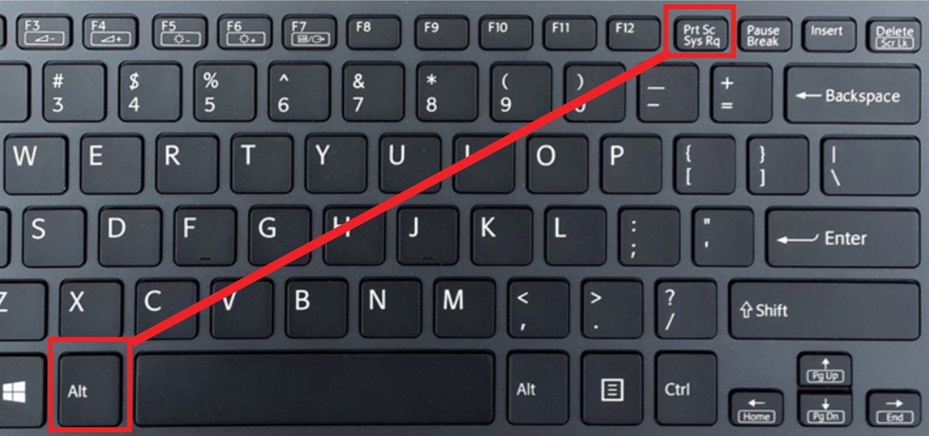 Cách chụp màn hình laptop Dell