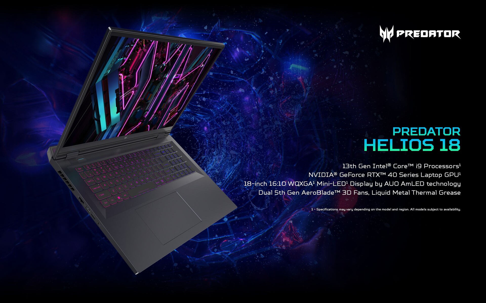 Cấu hình trên Acer Predator Helios 18