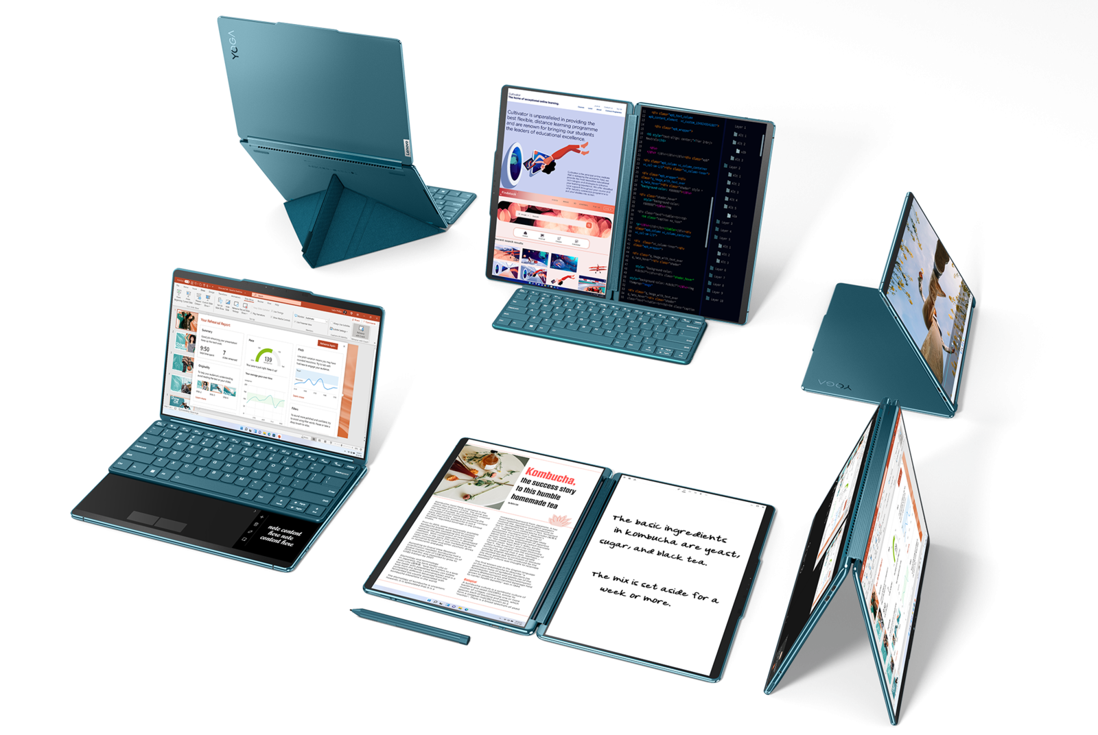 Lenovo YOGA Book 9i có ít nhất 6 cách sử dụng khác nhau