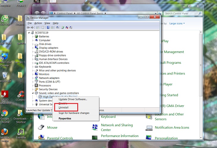 Uninstall