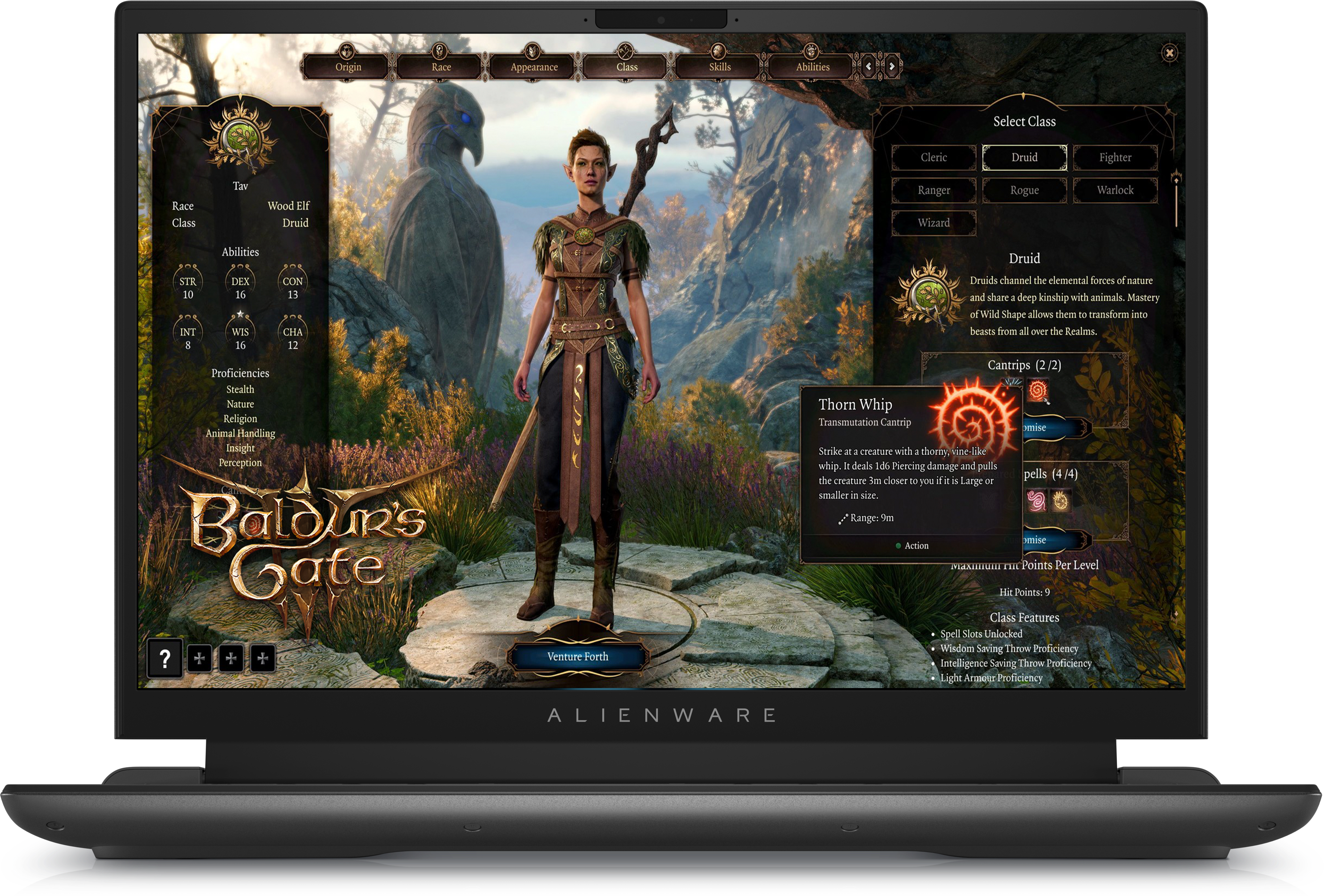 Màn hình trên Dell Alienware M16