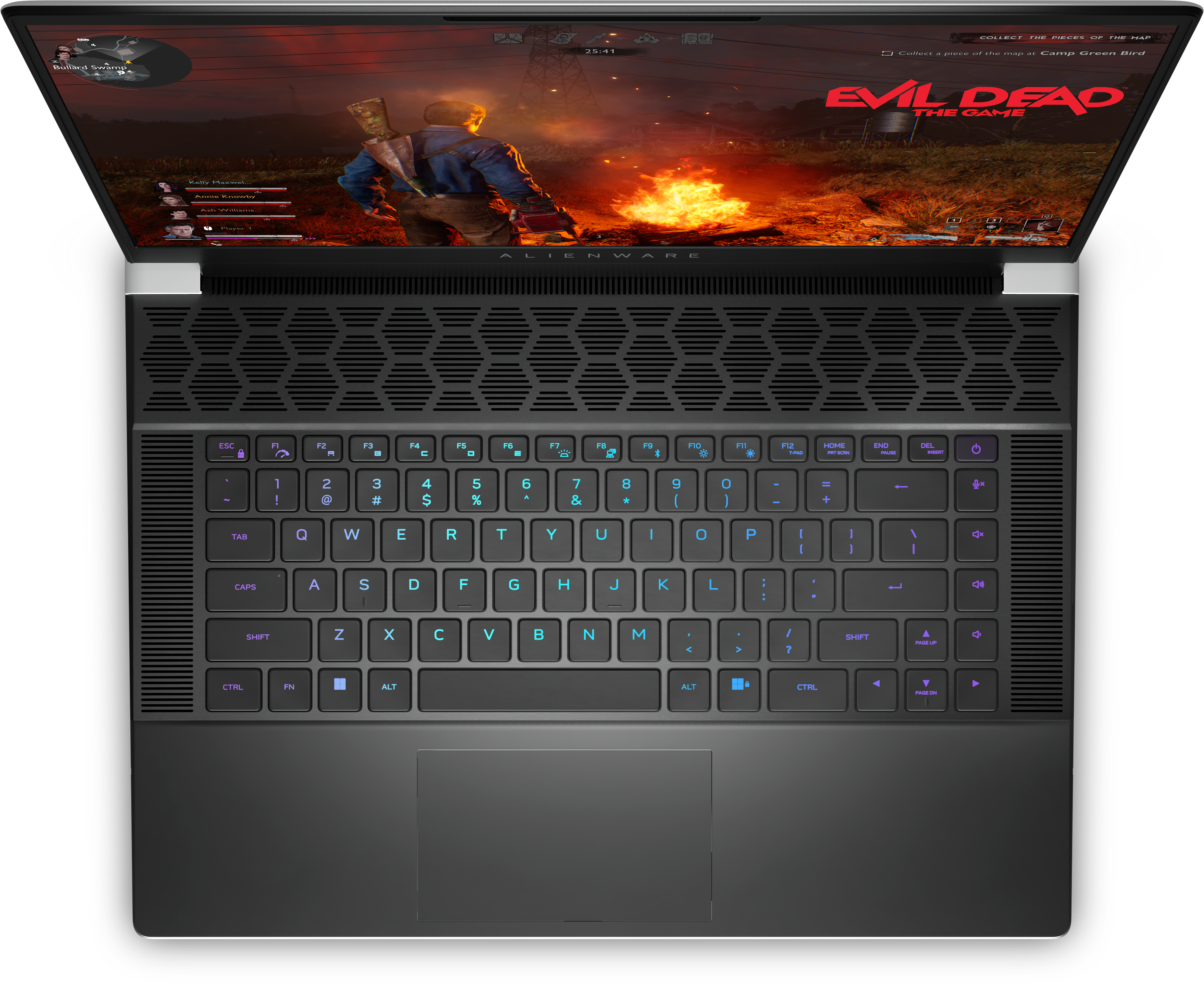 Bàn phím và Touchpad trên Dell Alienware X16