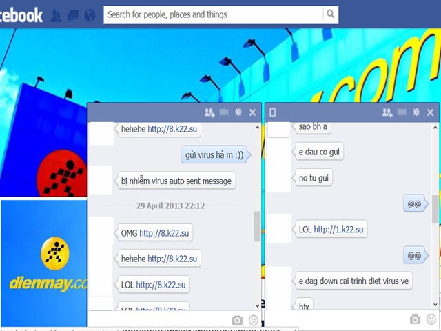 Nhận được thông tin tài khoản gửi thông báo lạ cho người quen