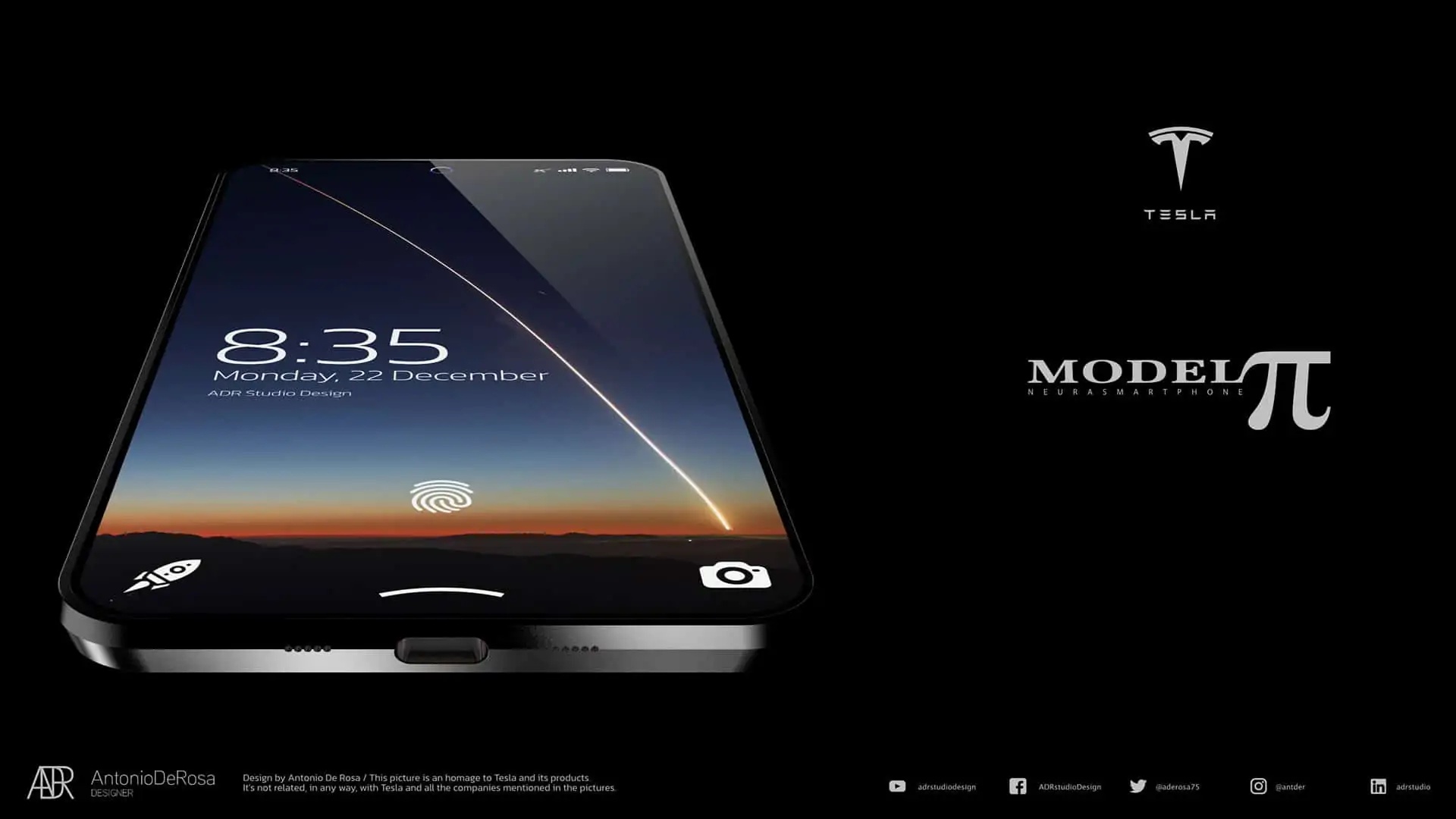 Tesla Phone Model Pi sẽ được trang bị phần cứng đến từ Tesla