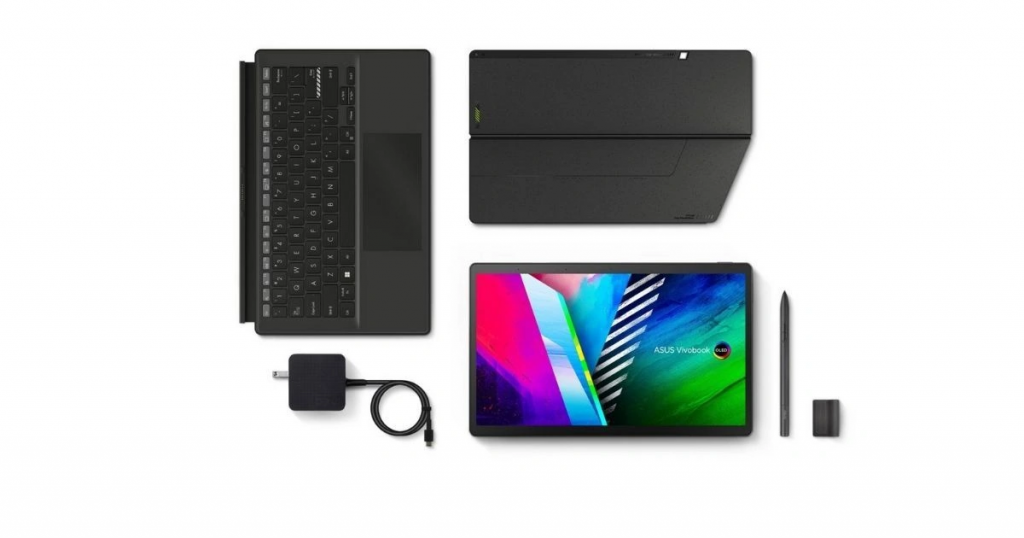 Toàn bộ phụ kiện bên trong Asus VivoBook 13 Slate 2023
