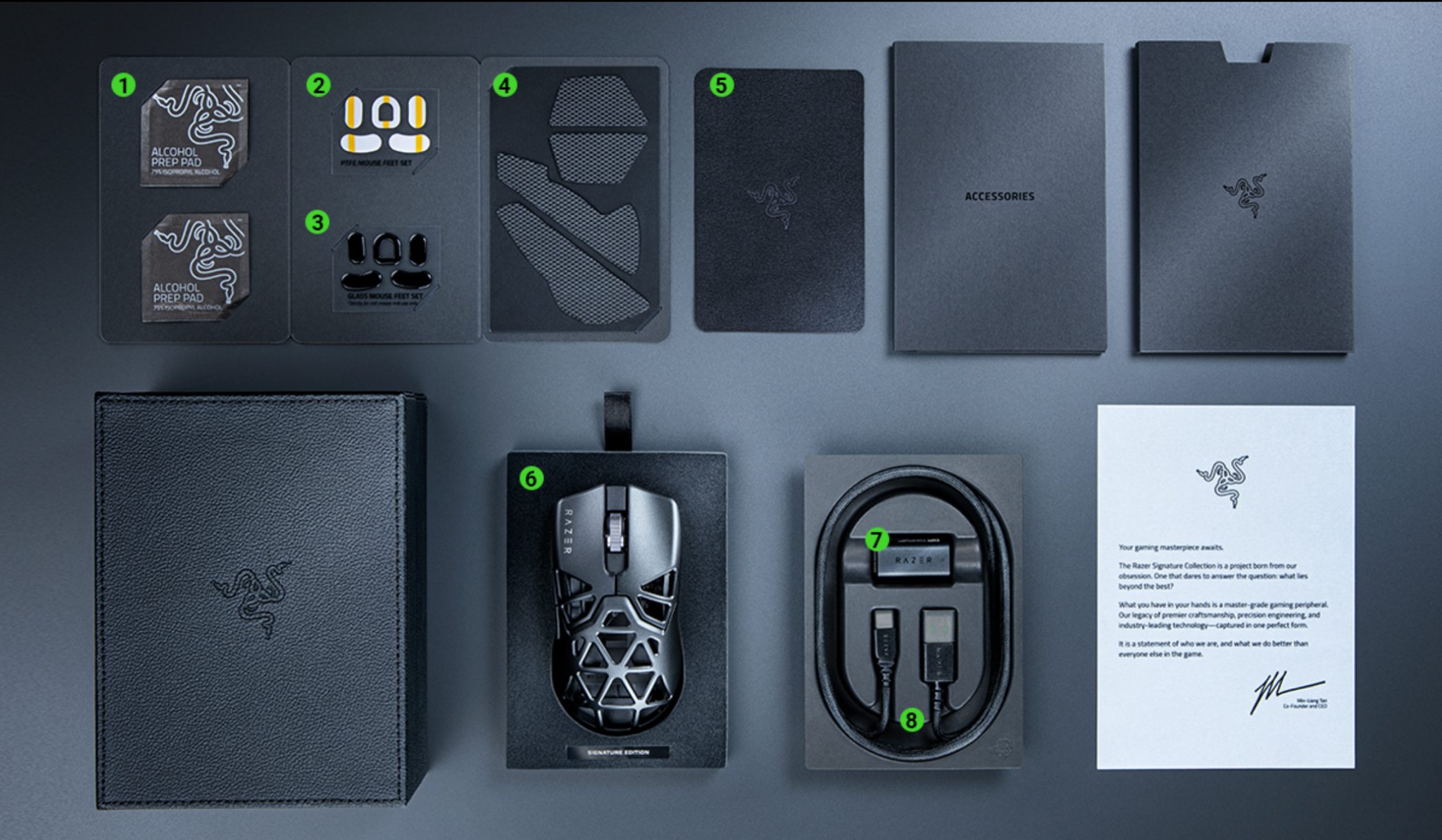 Toàn bộ phụ kiện trong hộp Viper Mini Signature Edition