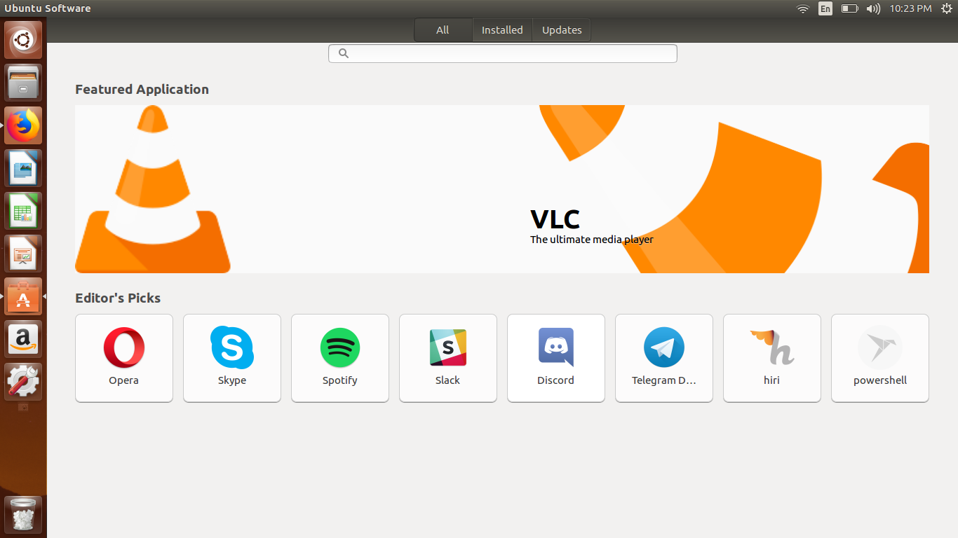 Ubuntu Software Center