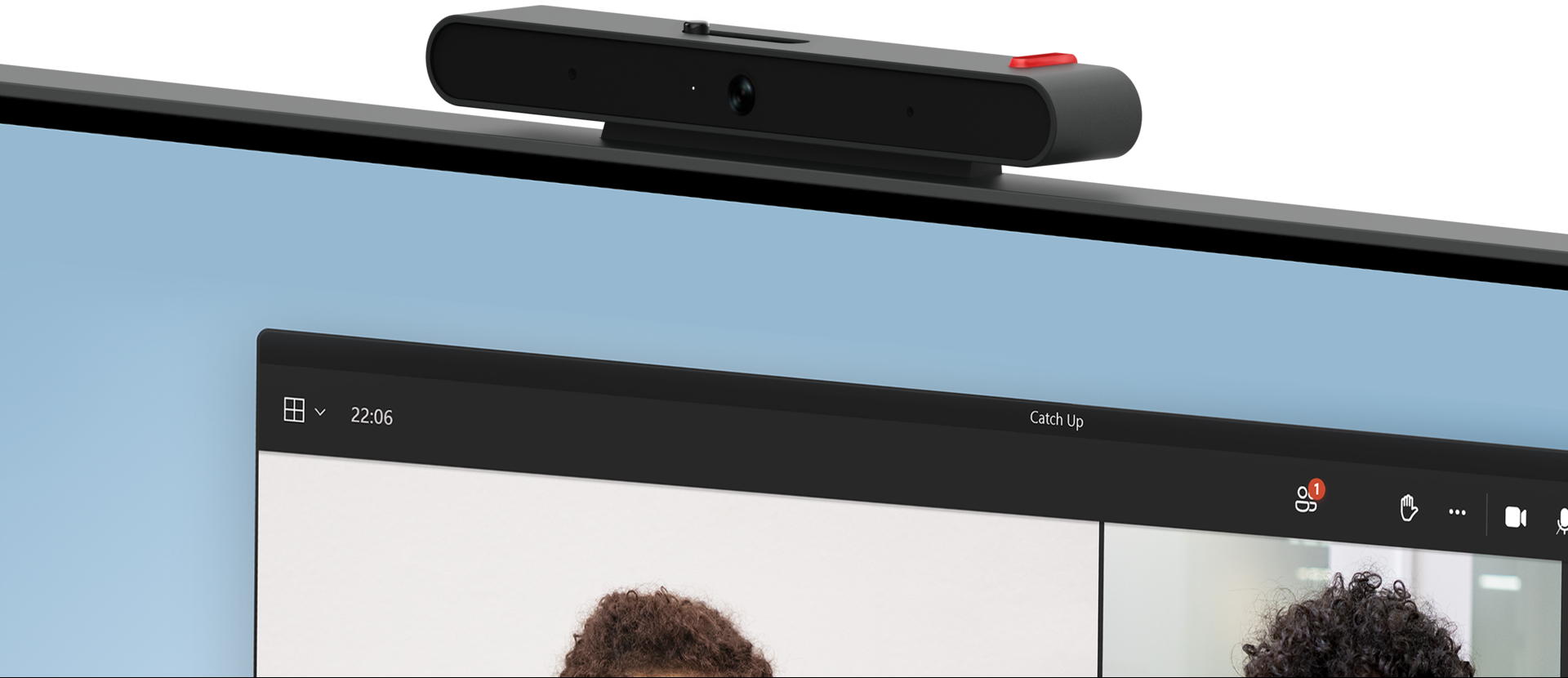Webcam trên Lenovo ThinkCentre Tiny-in-One (TIO) Gen 5