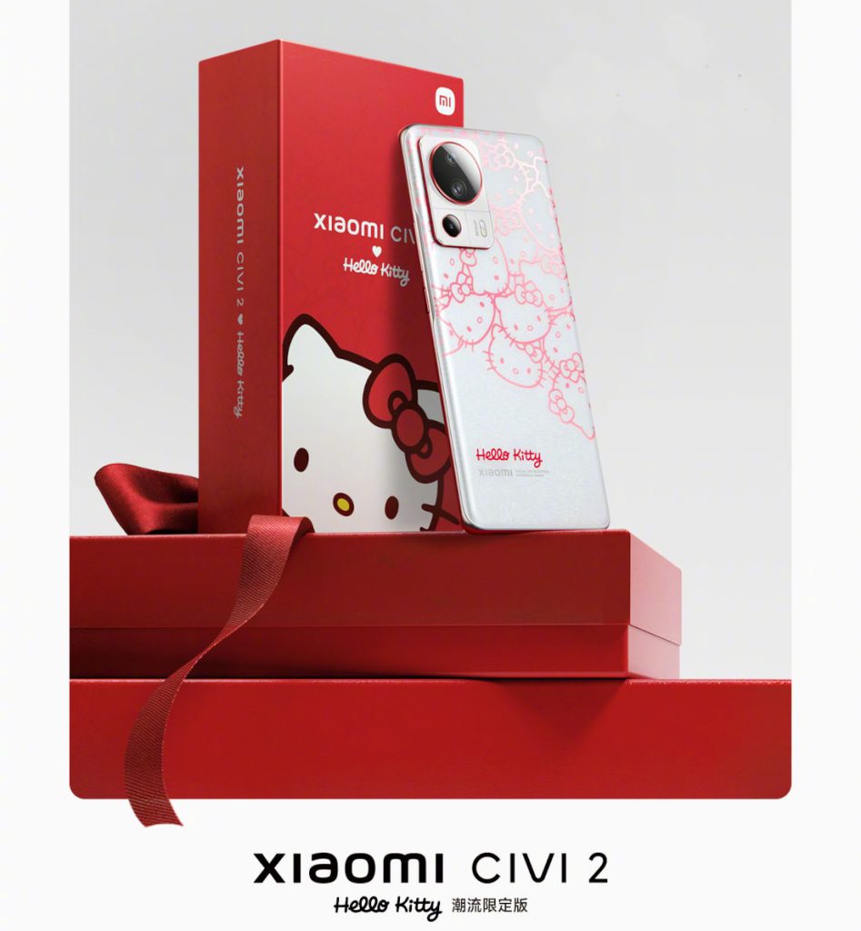 Xiaomi CIVI 2 Hello Kitty Limited Edition ra mắt: Mặt lưng đặc biệt, 10 triệu đồng