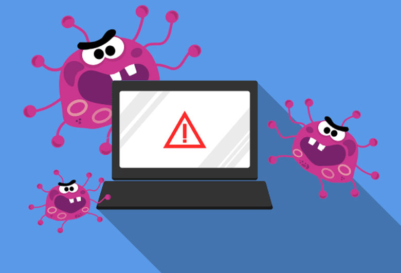 cách nhận biết laptop có virus