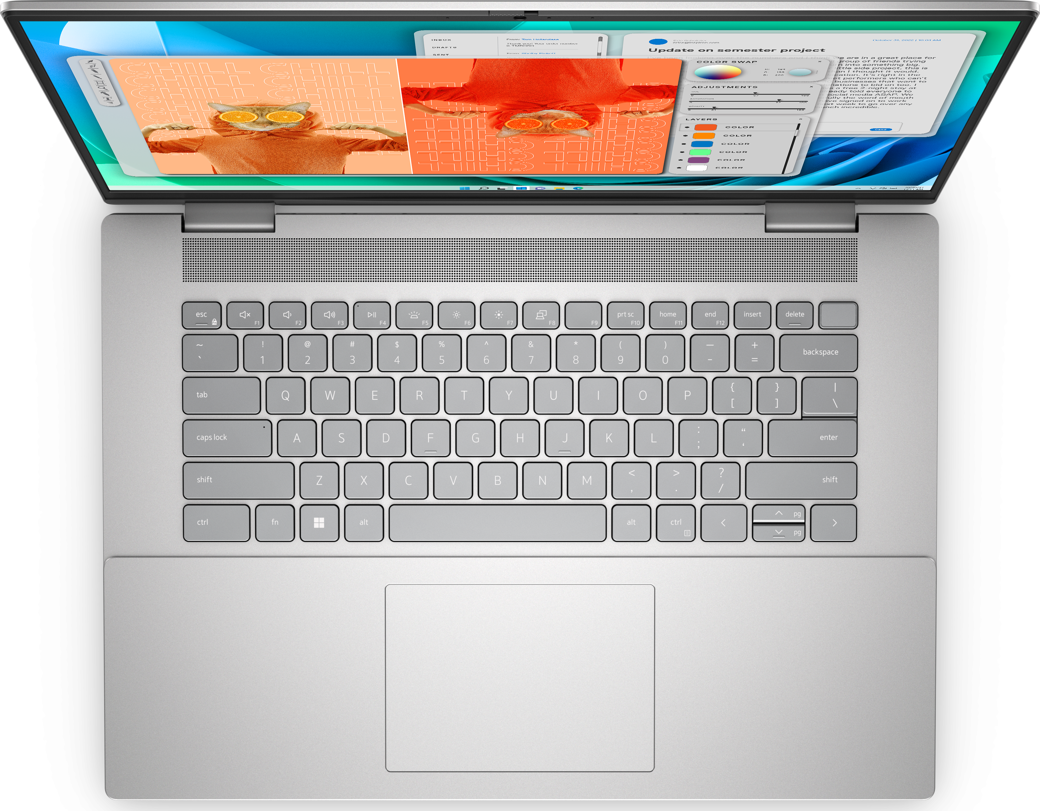 Bàn phím và Touchpad trên Dell Inspiron 16 Plus 7630