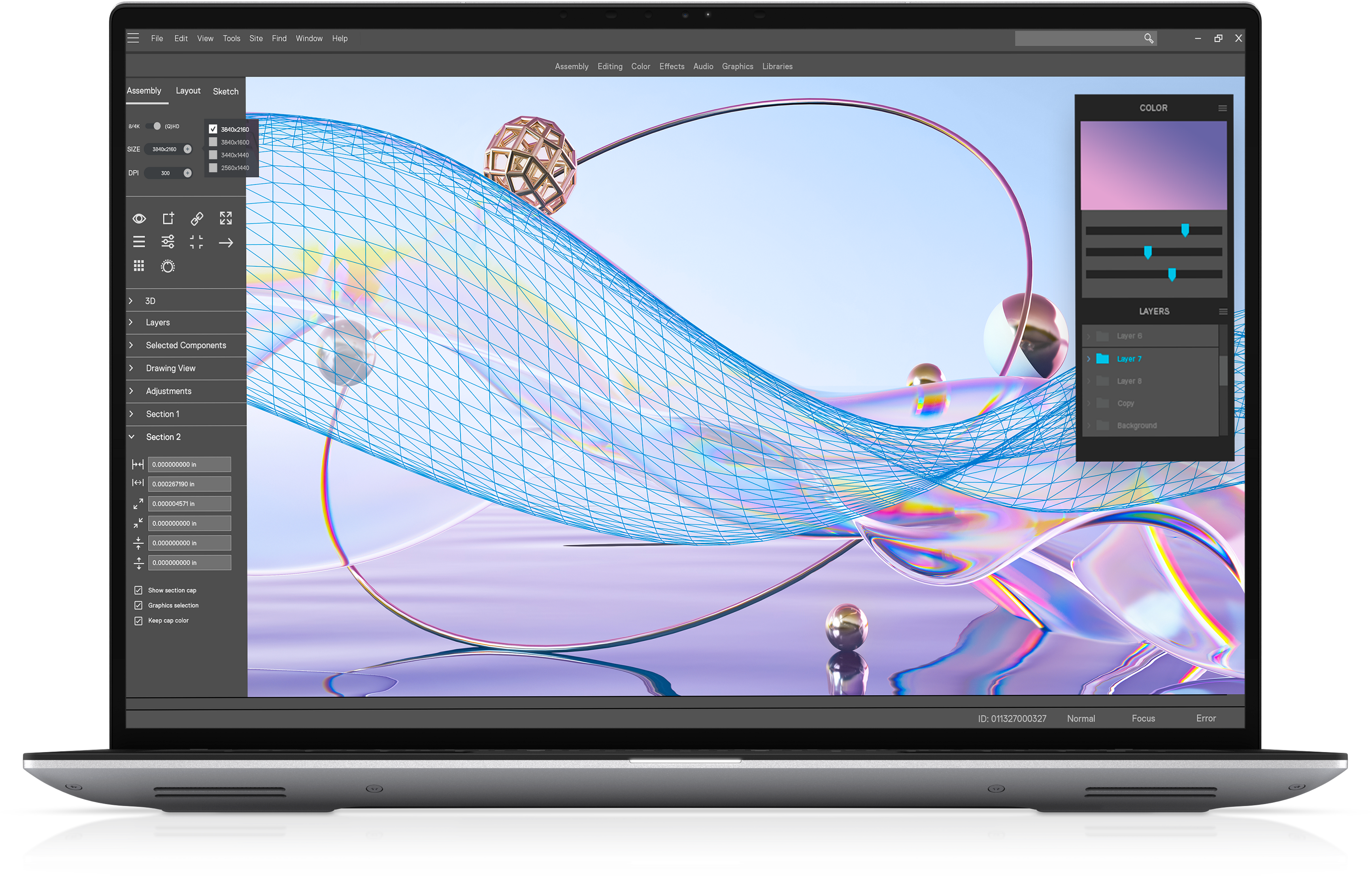 Màn hình trên Dell Precision 5480