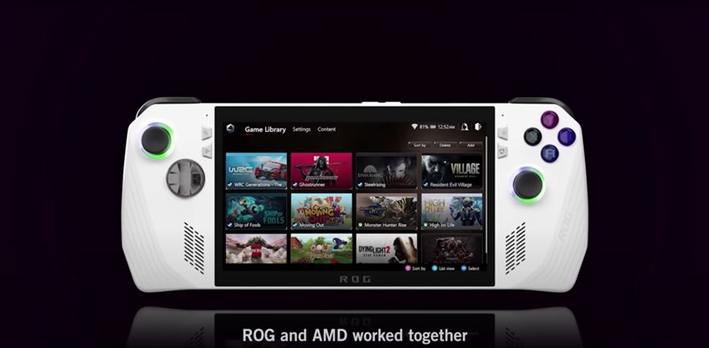 ASUS ROG Ally sẽ là đối trọng của SteamDeck