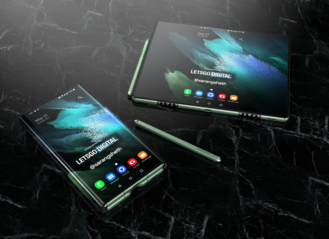 Thiết kế trên Samsung Galaxy Z Tab