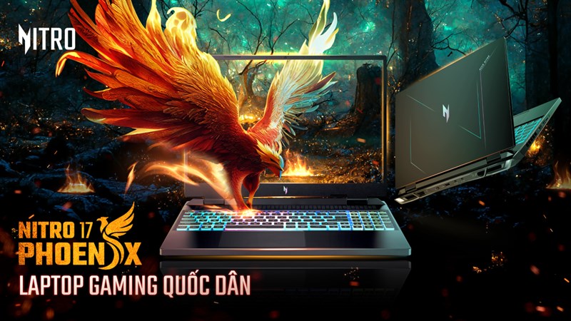 Acer Nitro 17 Phoenix ra mắt: Laptop Gaming quốc dân 2023