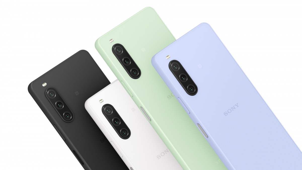 Các tùy chọn màu sắc trên Sony Xperia 10 V