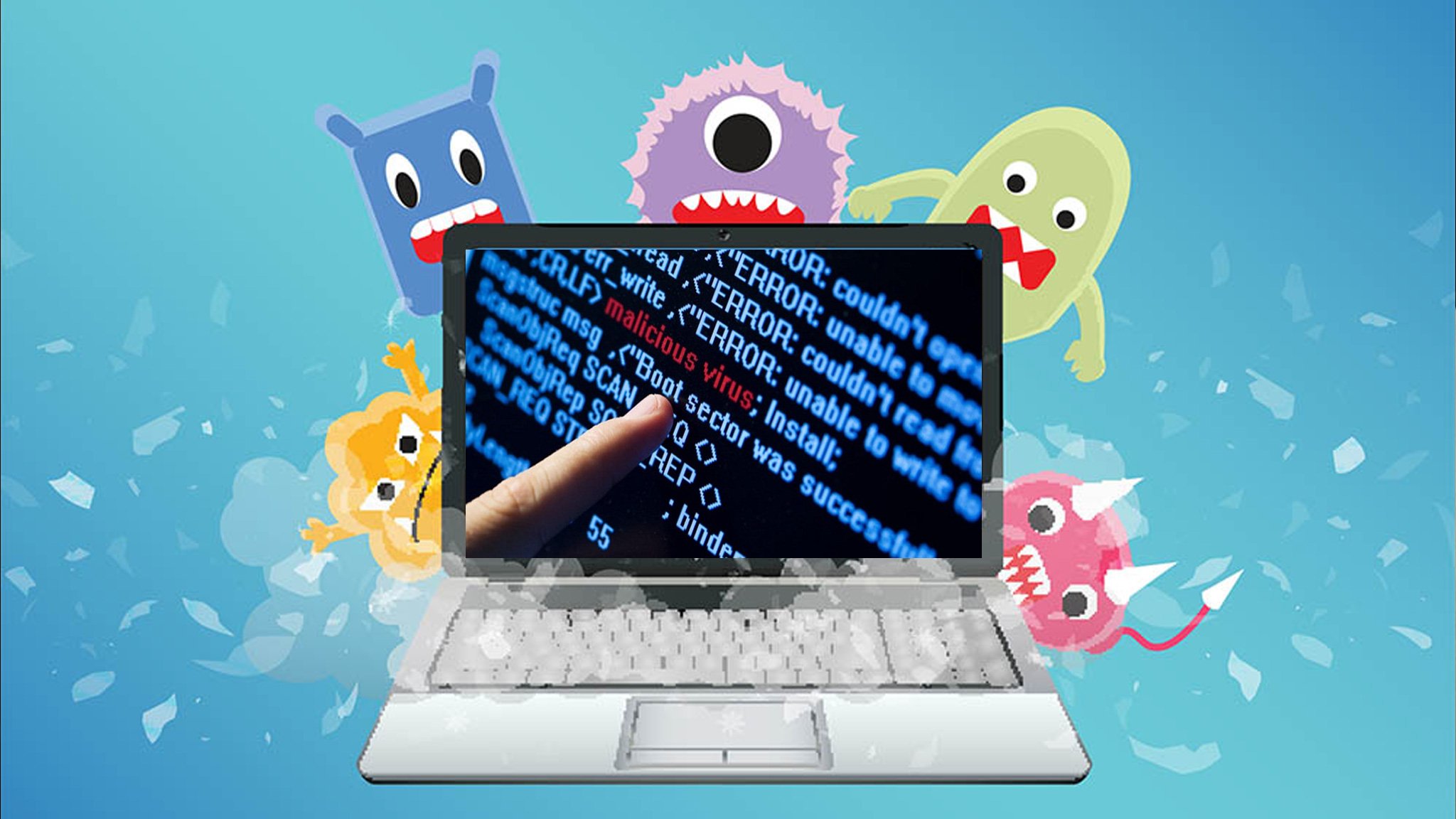 Laptop bị dính virus và mã độc